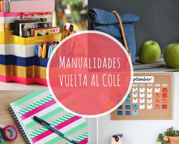 Manualidades para la vuelta al cole