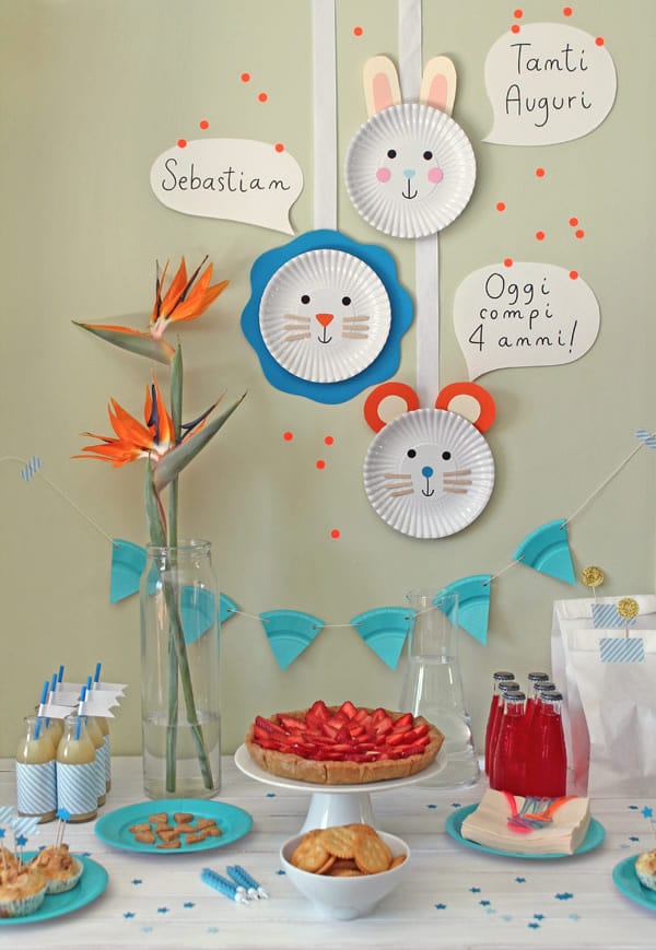 Manualidades para fiesta: decoración mesa