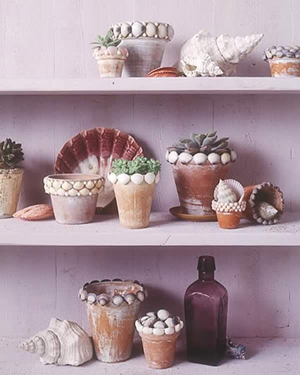 Ideas para decorar con conchas de mar