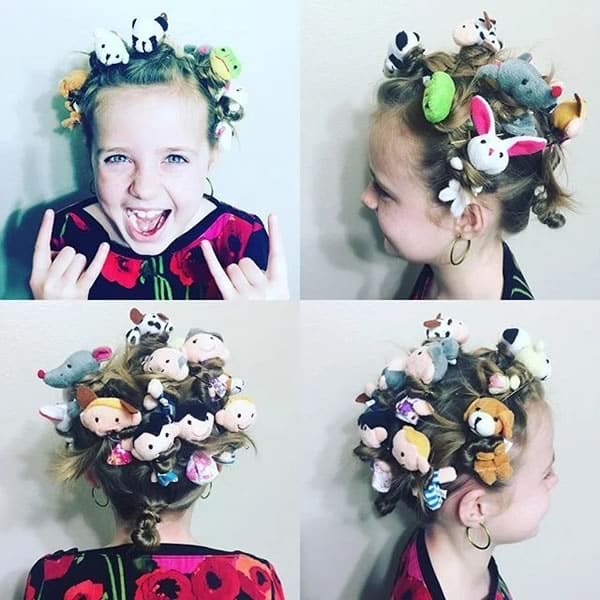 El día del pelo loco peinados divertidos y alocados Manualidades