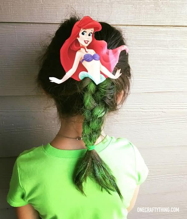 Peinados divertidos: peinado de Ariel