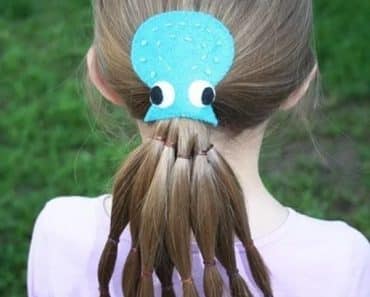Idea para peinado divertido