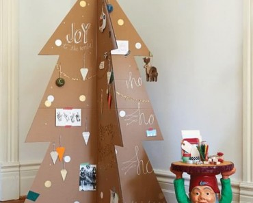 5 formas creativas de hacer un árbol de Navidad con cartón