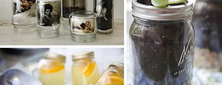 Ideas creativas para reciclar botes de cristal