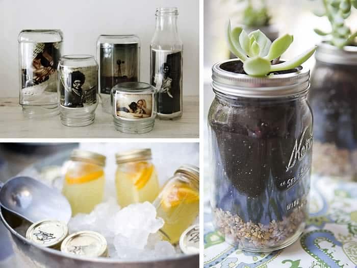 Ideas creativas para reciclar botes de cristal