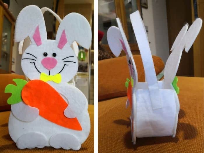 Cómo hacer un conejo de Pascua de fieltro