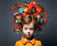 ideas de peinados locos para el día del pelo loco