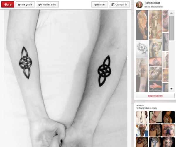 ideas para tatuajes parejas símbolo