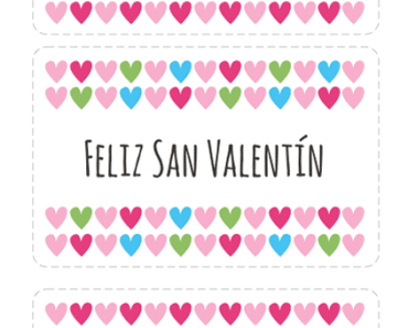 Tarjetas de San Valentín para imprimir