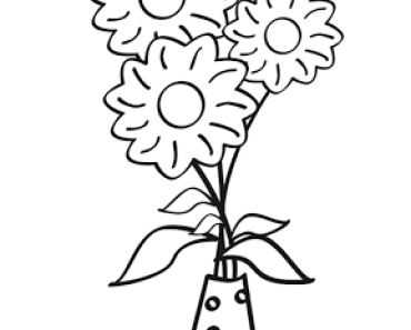Flores para colorear