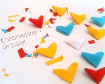 Cómo hacer corazoncitos de papel inflados
