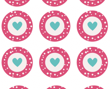 San Valentín: wrappers y toppers de cupcakes para imprimir