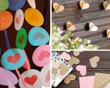 Cómo hacer una guirnalda de corazones: tutorial e ideas para inspirarte