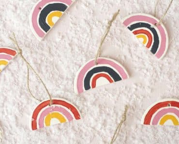 Arco iris con pasta de modelar: ideas fáciles para intentar
