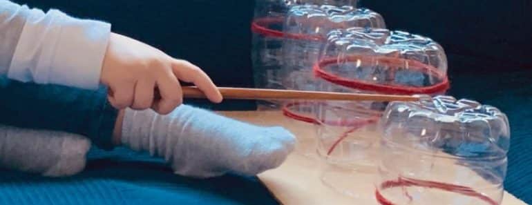 Cómo hacer un tambor con botellas de plástico