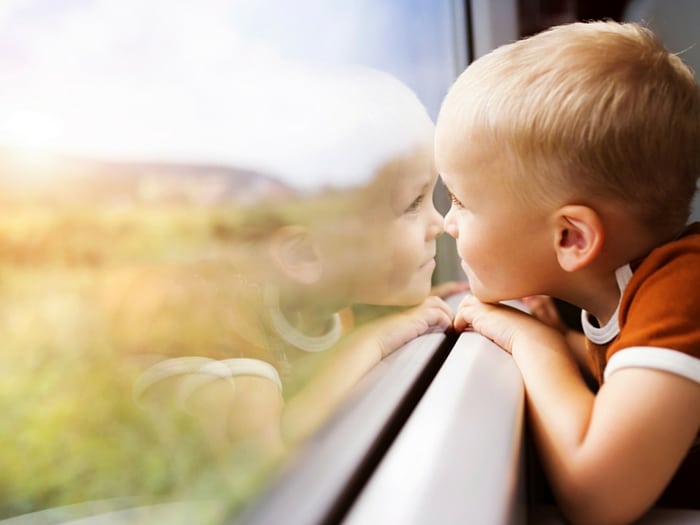 viajar con niños en tren