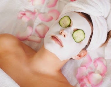 Mascarilla facial y relax