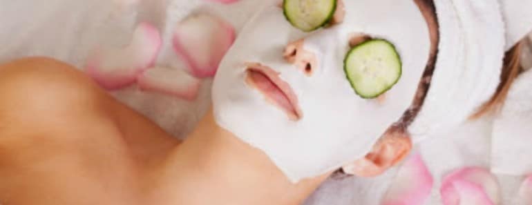 Mascarilla facial y relax