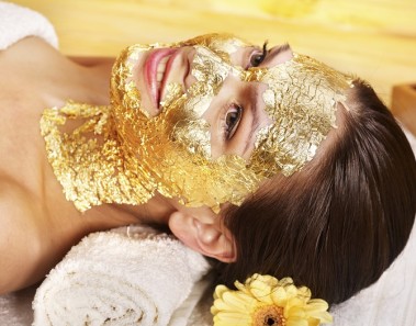Mascarilla Facial con micropartículas de oro