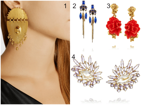 accesorios para fiestas: maxi pendientes