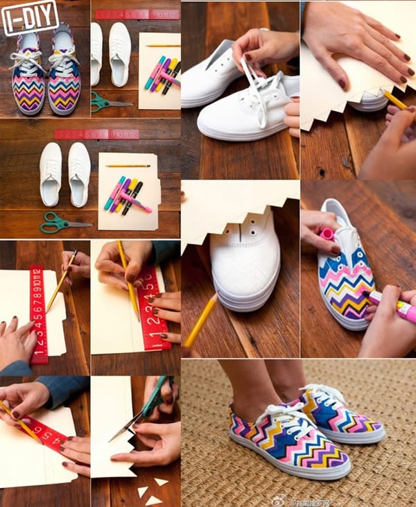 personalizar zapatillas blancas con rotuladores