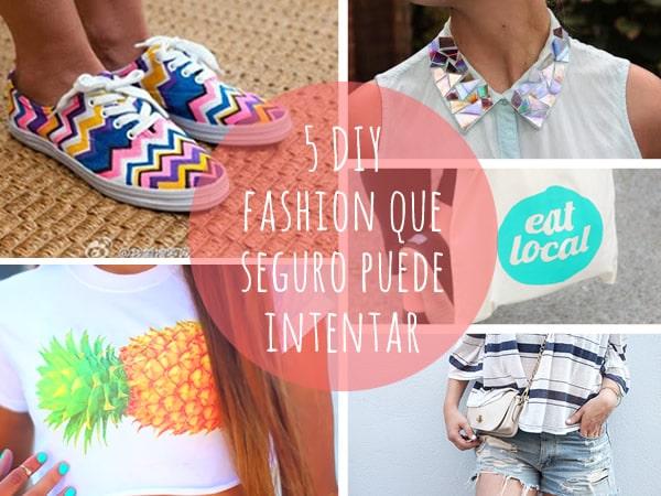 5 DIY fáciles originales intentar - Moda estilo