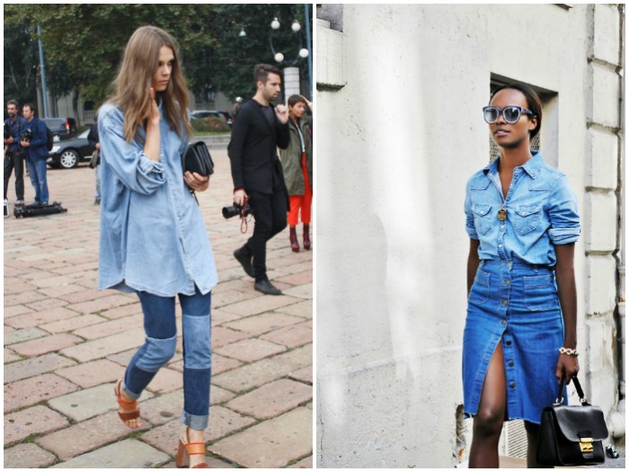 Opta por un total look denim