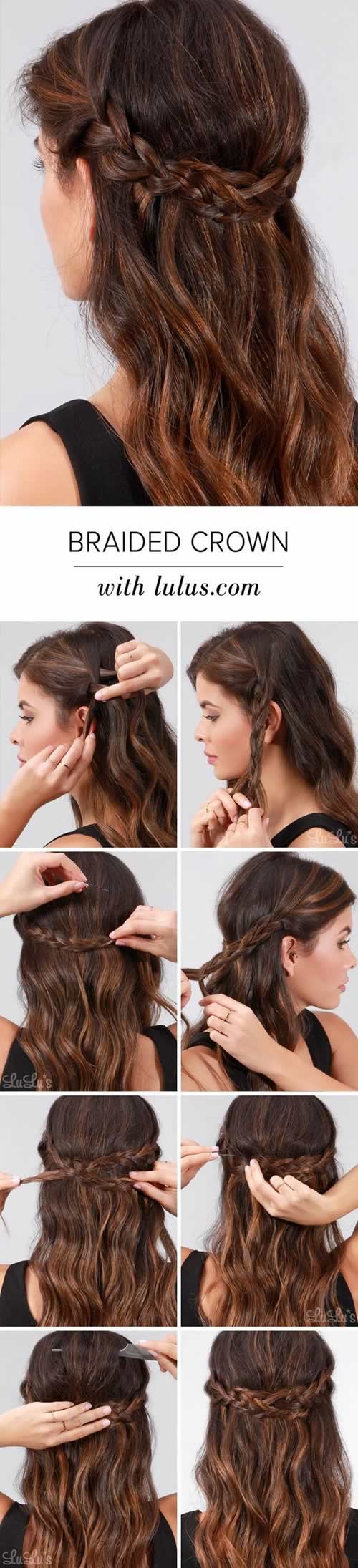 12 peinados con trenzas fáciles y bonitos  Moda y estilo