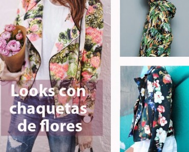 12 looks con chaquetas de flores