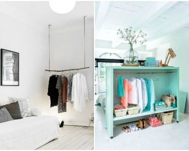 10 ideas brillantes para hacerte un armario a la vista (y organizado)