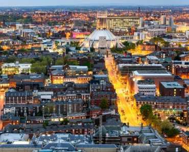 Liverpool city and the Metropolitan Cathedral