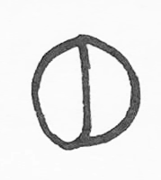 Grafología Inductiva Alfabética letra D mayúscula semi circular y abierta por arriba