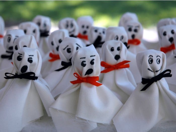 10 ideas para halloween fantasmas