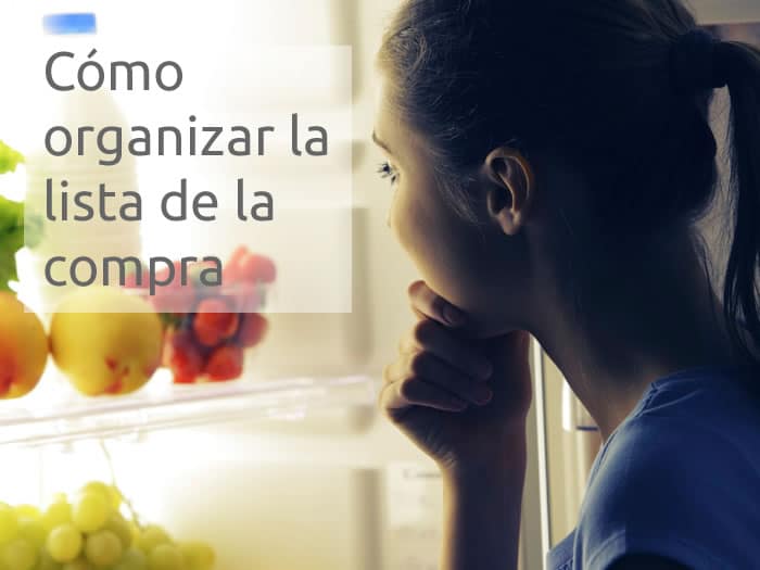 Cómo organizar la lista de la comprar. Consejos