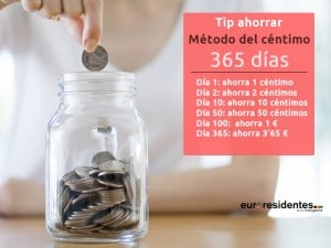 cómo ahorrar con el método del céntimo 