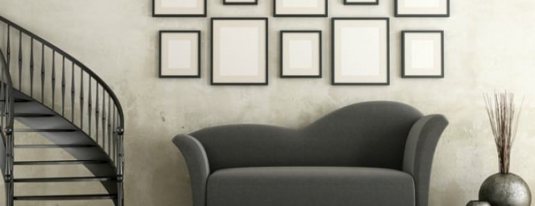 decoración con retratos