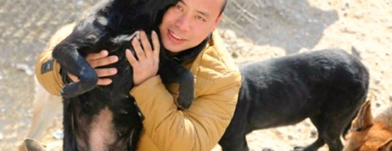 Millonario chino salva perros granjas carne