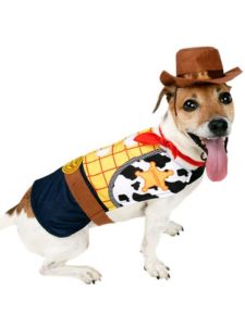 Perro disfrazado de Toy Story