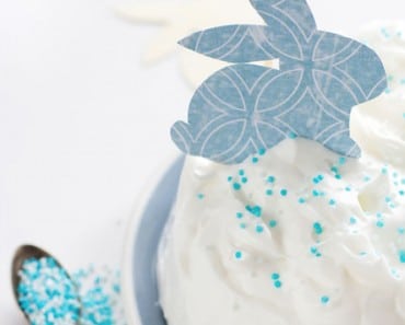 Como hacer un conejo de pascua en tarta