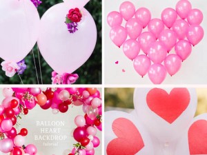 Decorar con globos San Valentín