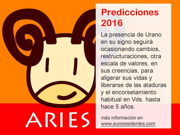 Predicción 2016 Aries
