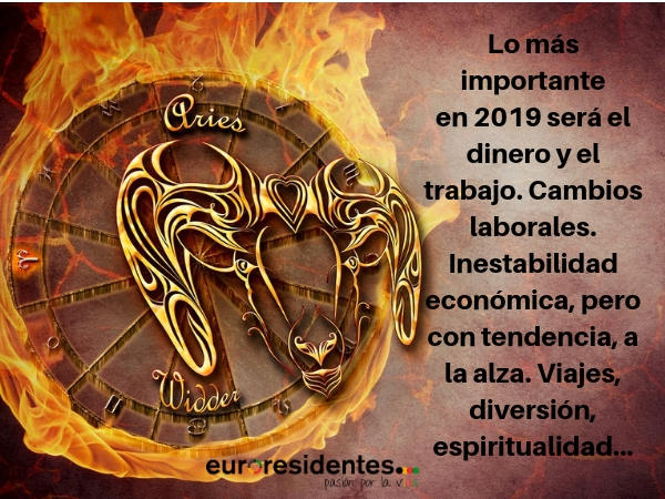 PREDICCIONES 2019 PARA TODOS LOS SIGNOS Aries-2019