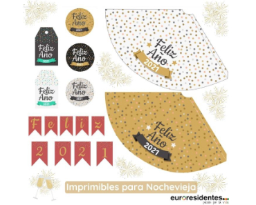 Imprimibles para Nochevieja 