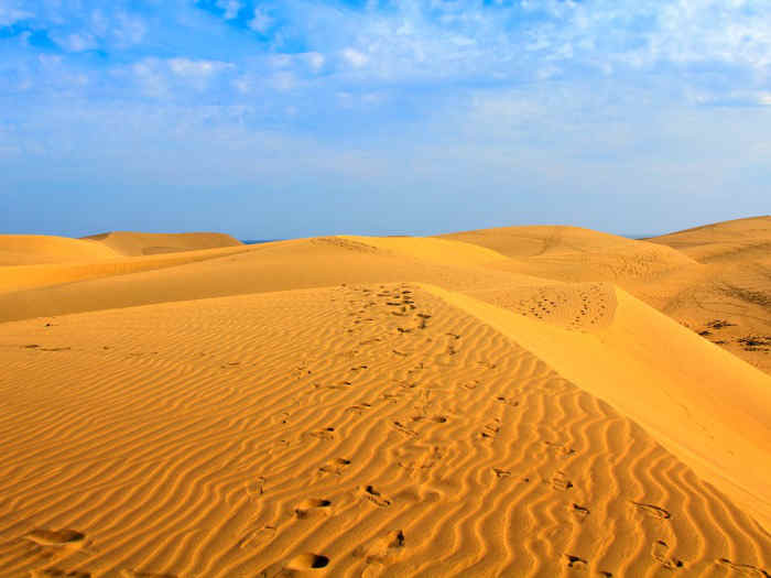 soñar con desierto