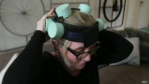 Casco para tratar la depresión