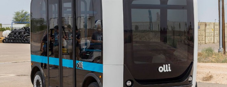 Olli, el minibús eléctrico autónomo impreso en 3D de Local Motors