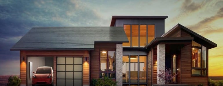 Nuevo tejado solar de SolarCity que se confunde con el de una casa normal