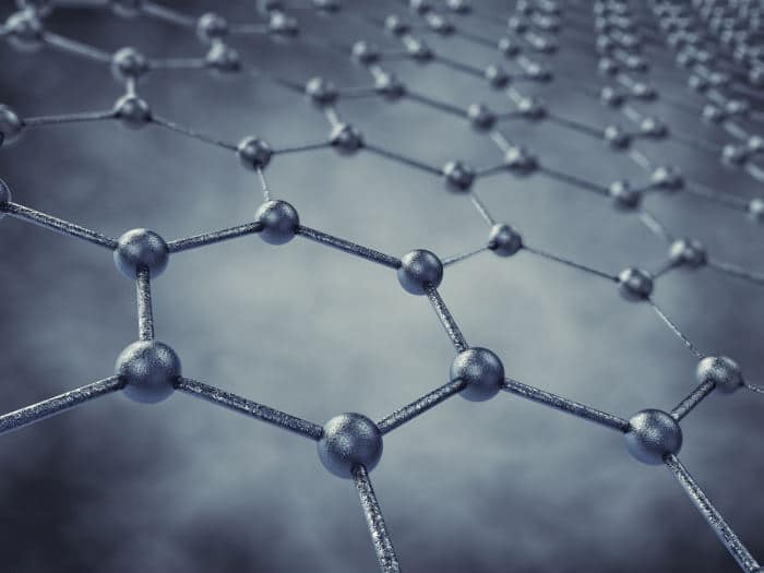 Lámina del nanomaterial grafeno