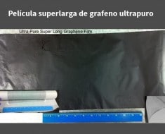 Película superlarga de grafeno ultrapuro