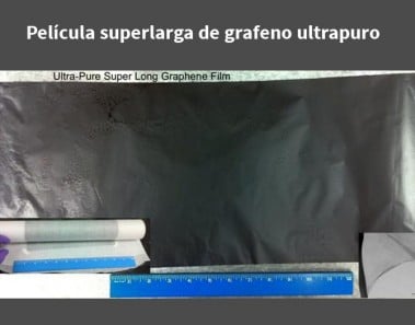 Película superlarga de grafeno ultrapuro